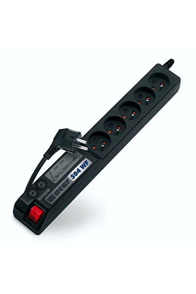 Acar Ltd Surge protection strip Acar 504WF 5,0m black