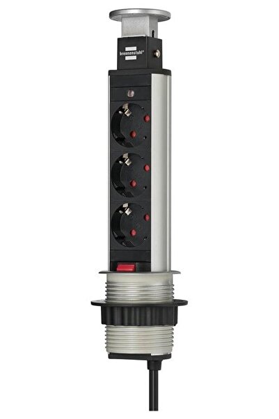 Brennenstuhl 3-LAYER STAND SOCKET OUTLET PLUG 139620