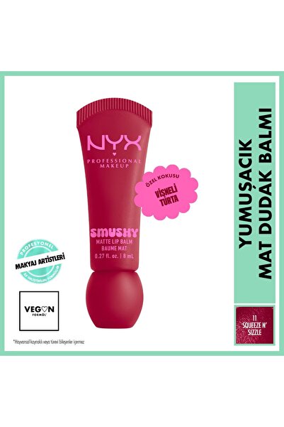 NYX Soft Matte Smushy Lip Balm Squeeze N' Sizzle 11