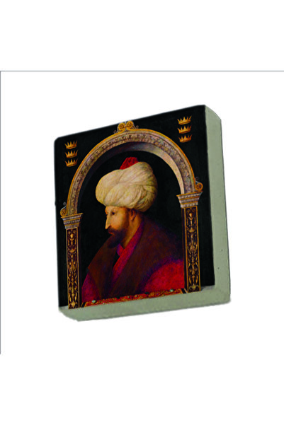 Sadrazam Fatih Sultan Mehmet Baskılı Taş Magnet 5x5 KRT-88