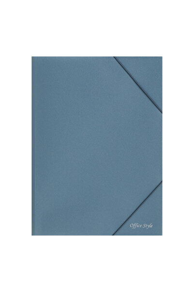 Zumzeria Dosar din plastic albastru denim 24x33cm