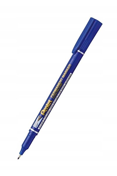 Pentel Permanent Marker Ekstra Ince Uç Kargo Poşeti Pen Nf450 Blue