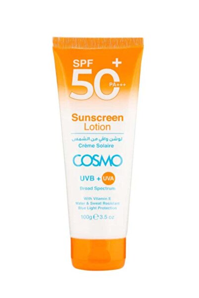 Cosmo Sunscreen Lotion SPF 50+ UVA/UVB Protection for Men and Women 100g