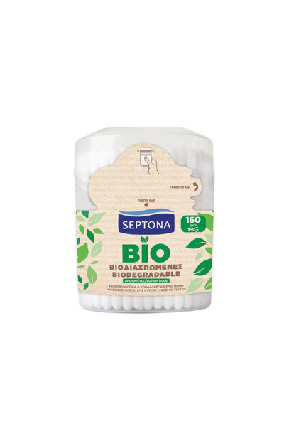 Septona Betisoare urechi BIO, 160buc/cutie