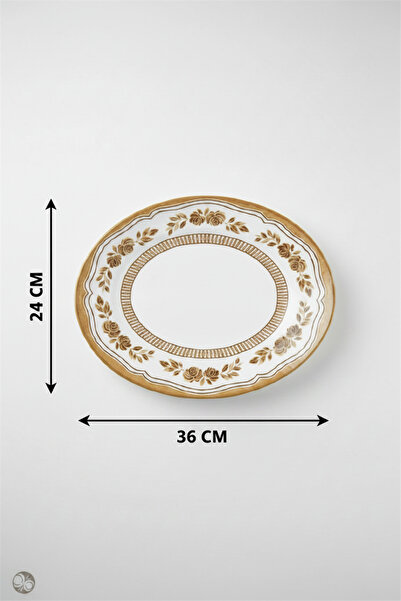 rinart 6-Piece Ellipse Oval Kayak Plate 36cm Dijital Salda