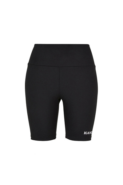 KARL KANI Womens Cycling Leggings: Small Retro Shiny Jersey Cycling Shorts M