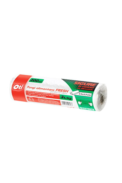 Oti FRESH 3L household food bags, 35 x 25 cm, 200 pcs./roll