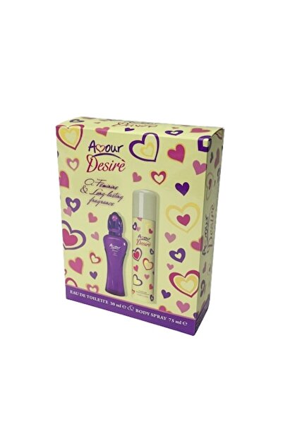 Amour Set Desire pentru femei cu deodorant de 75ml și EDT de 30ml