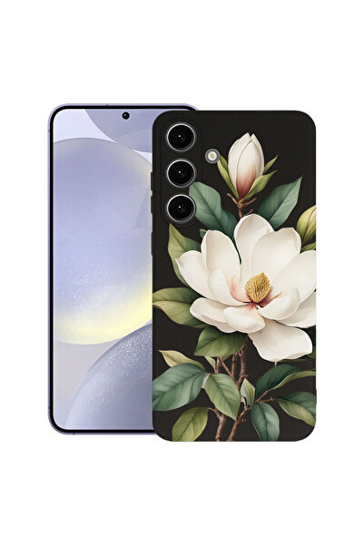 bestcase Θήκη TPU Ultra Slim για Samsung Galaxy S26, Φλοράλ - Λευκή Μανόλια, ...