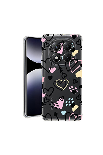 bestcase Αντικραδασμική Θήκη για Xiaomi Redmi Note 15 Pro 4G, Σύμβολα Αγάπης,...