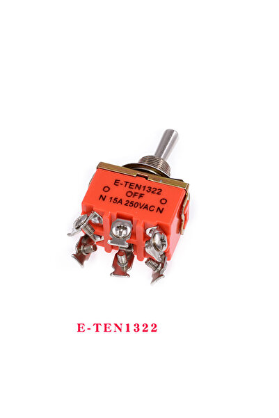 Choice 1322 1PCS SPST DPDT 250V 15A Toggle Switch 2 3 Position Latching E-TEN...