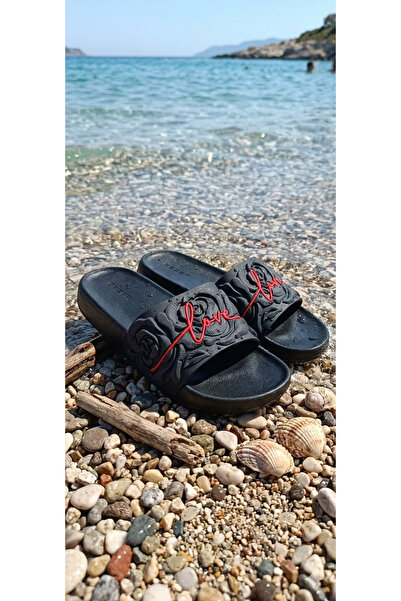 Deniz Terlik Women's Sea Star Patterned Sea Pool Anti-Slip Sole |   Gezer Sli...
