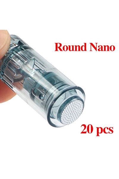 Choice36 20 قطعة من إبر M8 المستديرة القابلة للاستبدال لقلم Dr Pen Bayonet لل...
