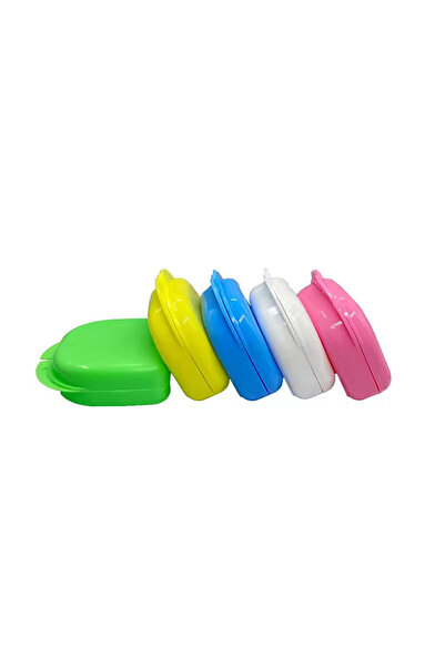 Choice 10pcs Random color 5/10pcs Dental Retainer Storage Box Orthodontic Mou...