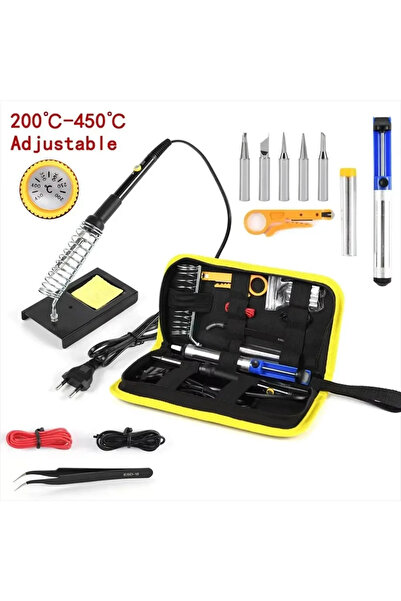 Choice1 Black Soldering Iron Kit Welding Tool Soldering Kit with LCD Digital ...