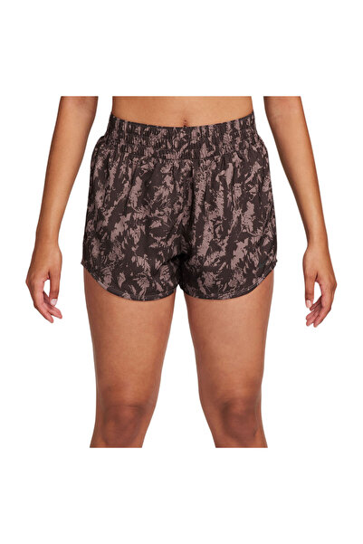 Nike Pantaloni scurți de damă One Dri-FIT, cu talie înaltă, căptușiți, imprim...