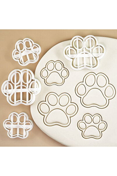 Choice 4PCS-816 817 4 Pcs Paw Print Cookie Cutters Set Cute Cartoon Cat Dog P...