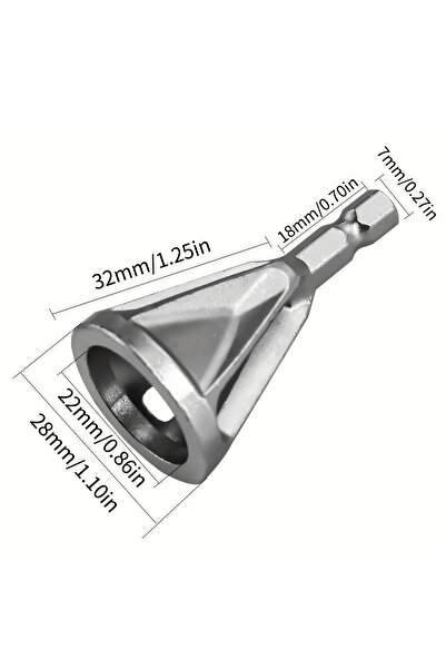 Choice 1pcs 1pc Chamfering Tool, Chuck Drill Tool, Metal Deburring External C...
