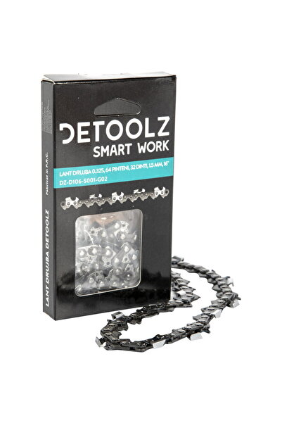 DETOOLZ Lant drujba Detoolz, lungime 16", pas 0.325", grosime 1.5mm, 64 pinte...