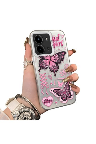 ucuc Xiaomi Redmi 15C 4g Compatible Hard Acrylic Back Silicone Edge Lens Prot...