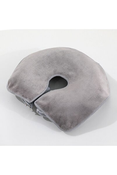 Choice4 Light Grey U-Shaped Facial Pillow Cover Microfiber Face Cradle Covers...