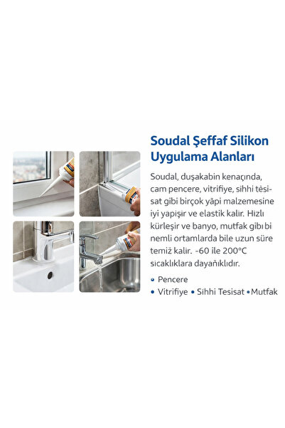 KL HOME SİLİKON ŞEFFAF RENK 310ML