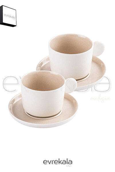 Tantitoni Evrekala Porcelain Cup Set of 2 Coffee Cups - Evrekala Shipped - 10...