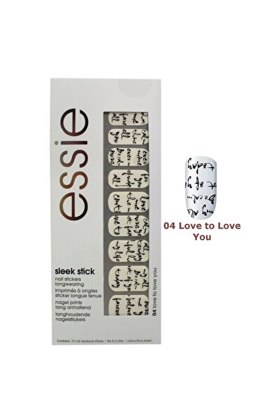 Essie Gel Couture Essie, Sleek Stick, Autocolante pentru unghii, 04, Love To ...