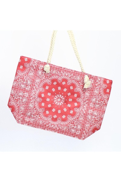 ButicCochet Geantă de plajă, din material sintetic, ButicCochet, 55 x 37 cm, ...