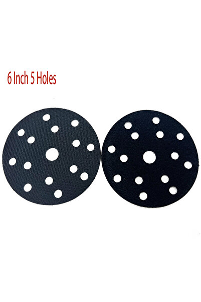 Choice 6Inch 15 Holes pneumatic dry grinding head sponge buffer pad dry grind...