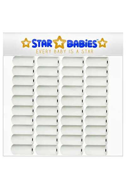 STAR BABiES لفة أكياس حفاضات معطرة - عبوة تحتوي على 40/600 كيس - أبيض