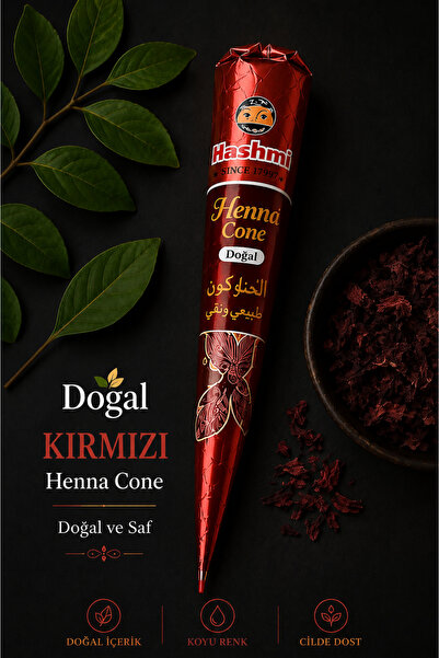 hennadibace Kırmızı Hint Kınası - Red Henna Cone Tattoo Henna Stencil - Geçic...