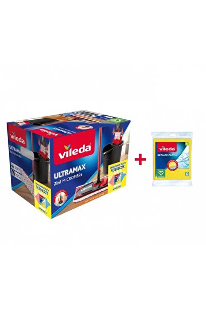 Vileda Ultramax Mop tip cutie + lavete 3 buc. Set de curatenie Ultramax Box +...