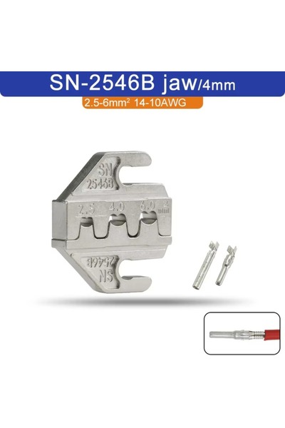 Choice8 SN-2546B كماشة تجعيد جديدة من سبيكة SN، عرض الفك 4 مم، 06WF 2549 03H،...