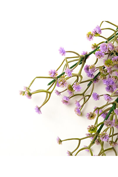 Bazen Defter Artificial Flower Lilac Star Chickweed 7 Branches 28 Cm, Arrange...