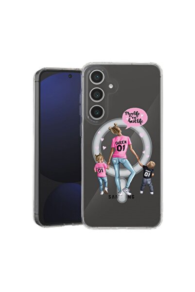 bestcase Husă pentru Samsung Galaxy A36 cu design Mom Life Boy And Girl, Mag ...