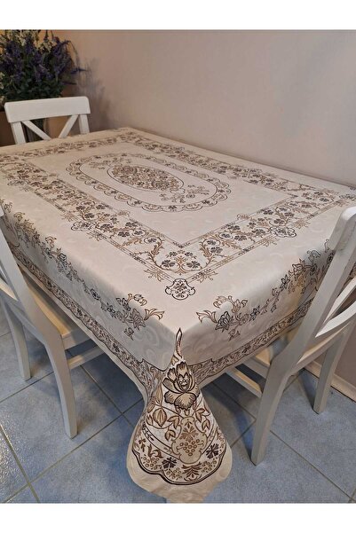 Başak Ev Tekstili Dora Pano Fiber Based Pvc Oilcloth - Patterned Erasable 120...