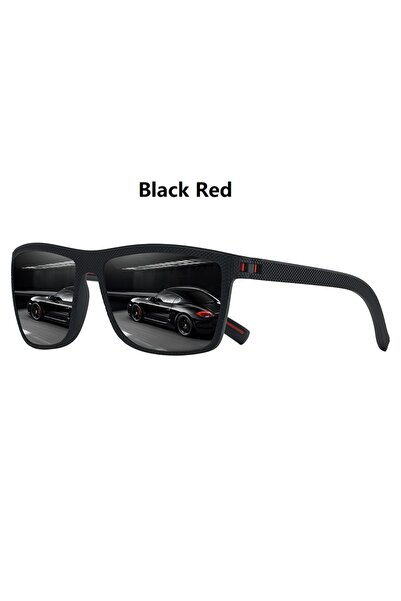 Choice F566(BlackRed) 1-2PCS Fashion Vintage Check Pattern Square Sunglasses ...