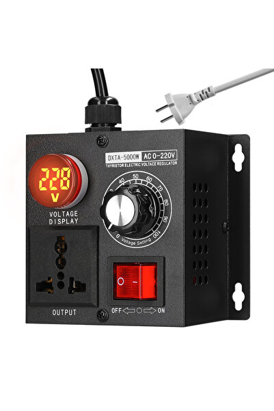 choice2 10V-220V US plug Portable Variable Monophase Voltage Controller Tempe...