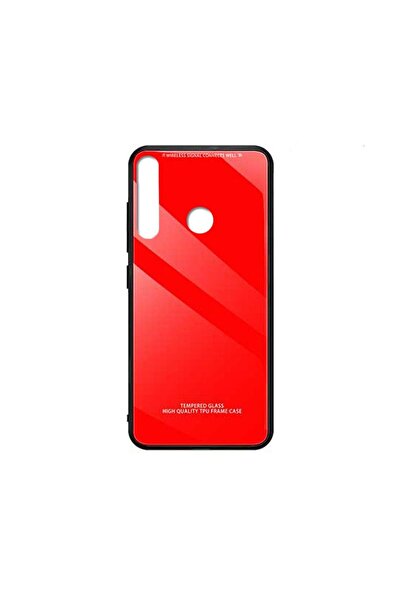 OEM Glass Case Huawei P40 Lite E Κόκκινο
