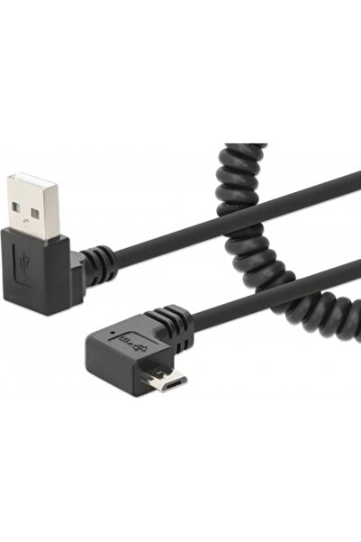 MANHATTAN Cablu USB Micro-B de 12W/3A pentru încărcare rapidă și sigură 356237
