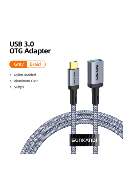 Choice1 كابل تمديد USB من SUNKANDI بطول 0.6 متر، كابل تمديد من USB C إلى USB ...