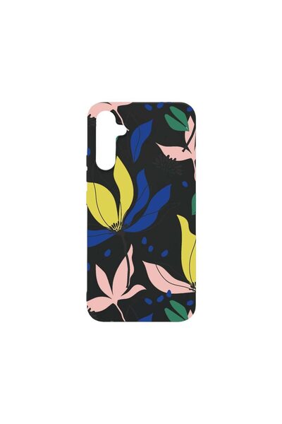 bestcase Калъф, съвместим със Samsung Galaxy A34, с флорален десен, 0.8 мм тъ...