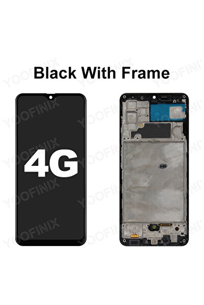 choice2 شاشة OLED مع إطار لهاتف A32 4G، شاشة LCD طراز SM-A325F مع لوحة لمس رق...