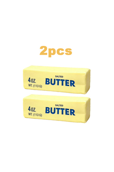 Choice1 2pcs Butter Stick Squishy Toy Slow Rising Squeeze Toy Butter Bar Bric...