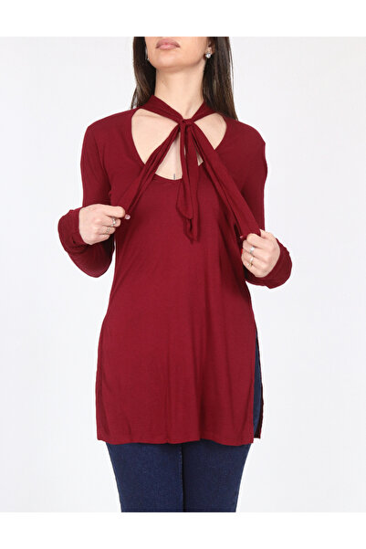 Evendi Blouse, Burgundy
