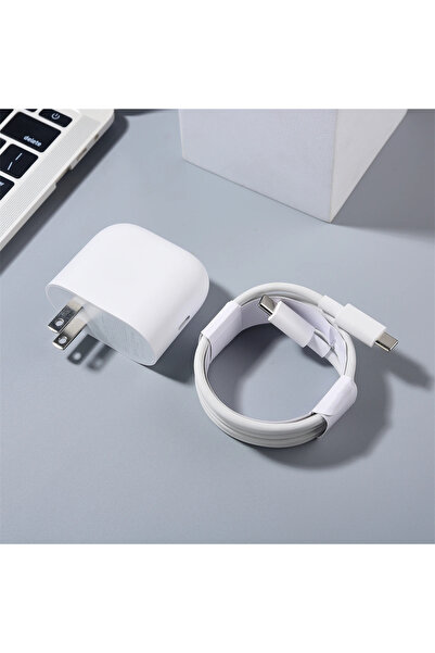 Choice6 شاحن جوجل أمريكي جديد 45 واط مع كابل، محول حائط USB-C PD للسفر (الاتح...
