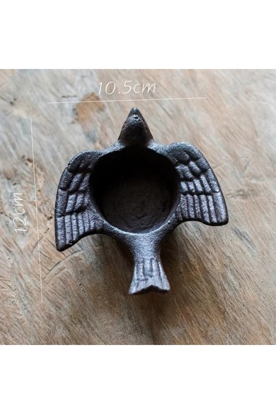 Choice A Vintage Feiyan Wrought Iron Storage Box Creative Bird Windproof Cand...