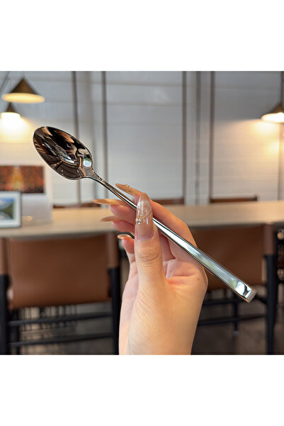 Choice JETTING 1PCS Stainless Steel Spoon Korean Long Handle Tableware Thicke...