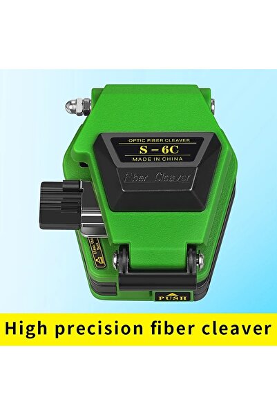 Choice1 قاطع ألياف بصرية عالي الدقة Green S-6C، سكين قطع كابلات الألياف البصر...